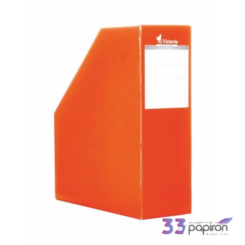 Iratpapucs karton Victoria 90mm narancs/prémium Iratrendezés Victoria