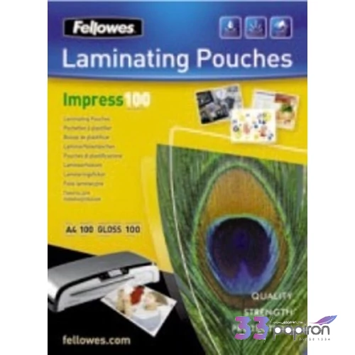 LamináLó fólia 100mik Fellowes A5 fényes IFW53509