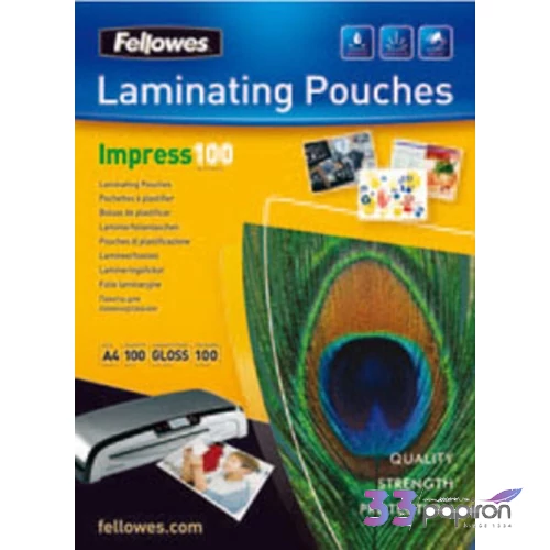 LamináLó fólia 100mik Fellowes A3 fényes IFW53511