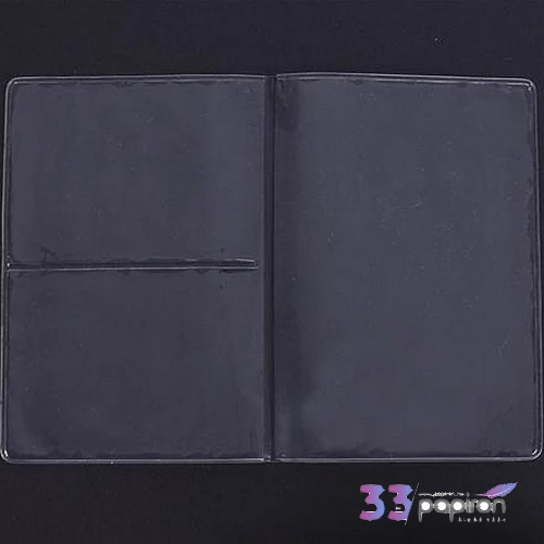 Igazolványtartó PVC osztott tok, átlátszó