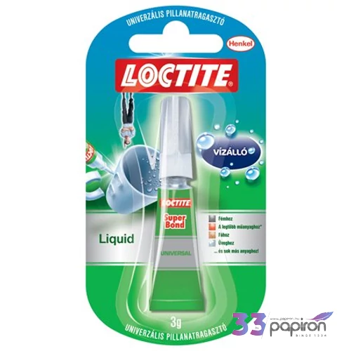 Pillanatragasztó 3gr Loctite Super Bond Liquid Henkel