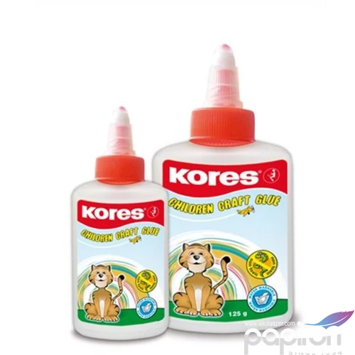 Ragasztó folyékony 125ml Univerzális Kores Eco. KORES 75205