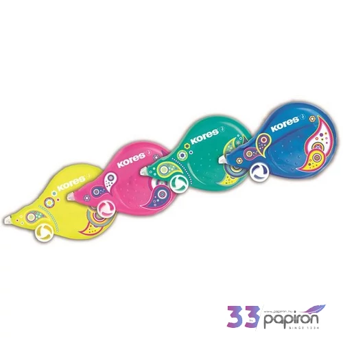 Hibajavító roller 4,2mmx8 m KORES Fantasy Scooter vegyes színek KORES irodai kiegészítők