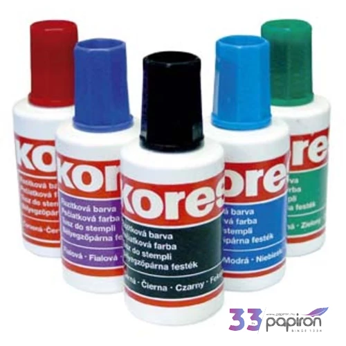 Bélyegzőfesték Kores fekete Bélyegzőfestékek 27ml KORES 71038/71338