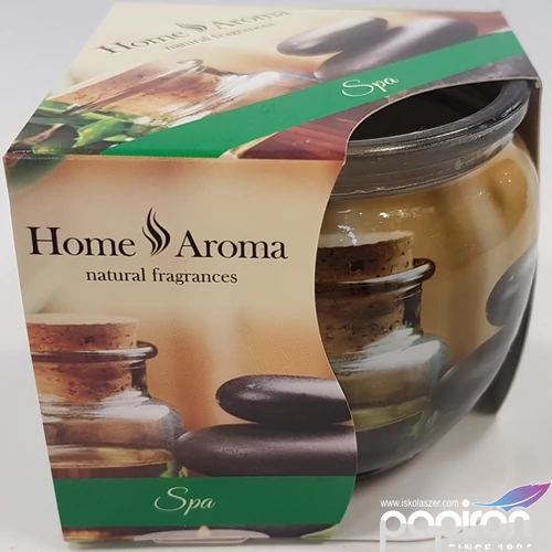 Gyertya üvegben illatos Spa Home Aroma Illatmécses üvegben