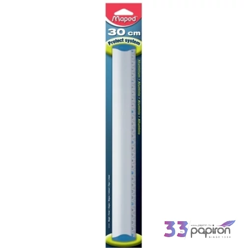Vonalzó 30cm fém Maped Protect System alumínium Irodai kiegészítők Maped 120030