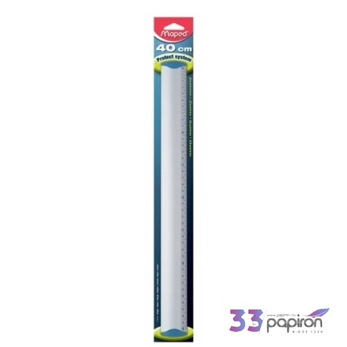 Vonalzó 40cm fém Maped Protect System alumínium Irodai kiegészítők Maped 120040