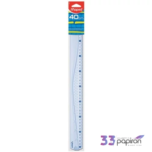 Vonalzó 40cm műanyag Maped Geometric áttetsző Irodai kiegészítők Maped 242040
