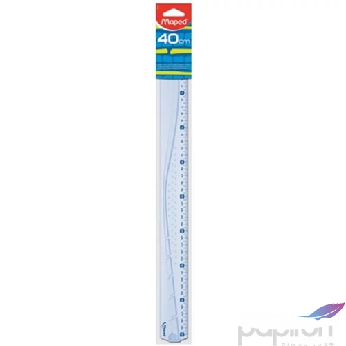 Vonalzó 40cm műanyag Maped Geometric áttetsző Irodai kiegészítők Maped 242040