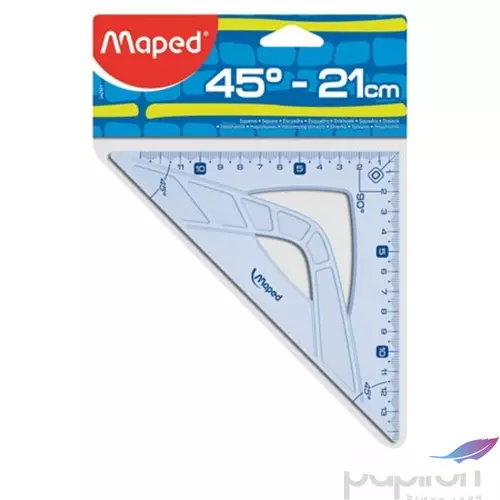 Vonalzó háromszög 45° 21cm Maped Geometric műanyag Irodai kiegészítők Maped 242421