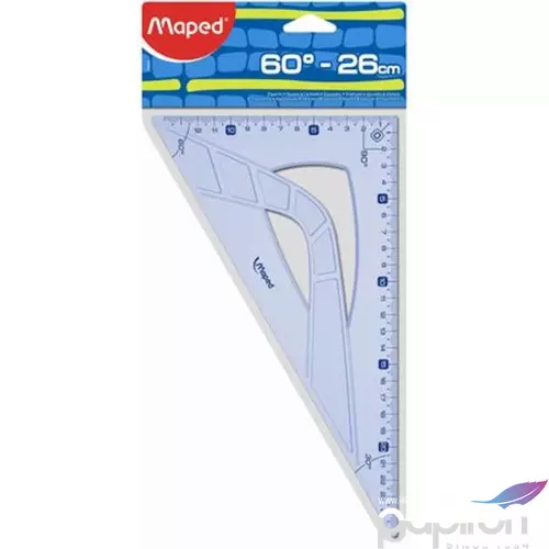 Vonalzó háromszög 60° 26cm Maped Geometric műanyag Irodai kiegészítők Maped 242626