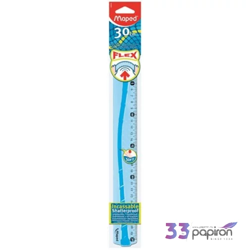 Vonalzó 30cm műanyag Maped Flex hajlítható Irodai kiegészítők Maped 244030
