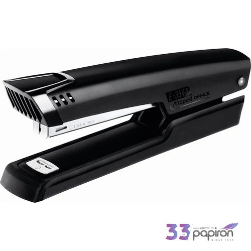 Tűzőgép 24/6 Maped Essentials FullStrip 25lap fém fekete Irodai kisgépek MAPED 354411