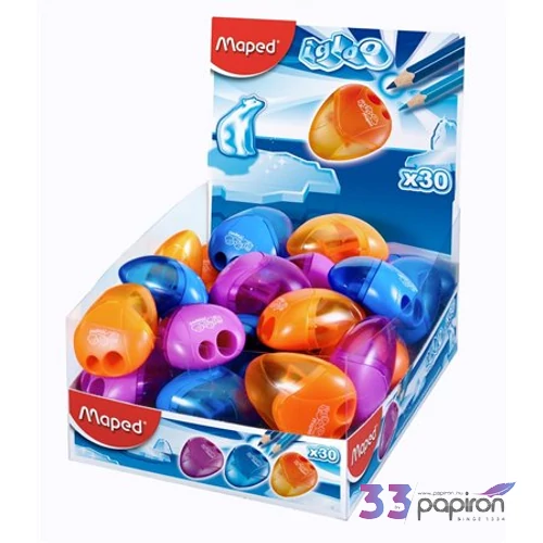 Hegyező 2lyukú Maped Gloo tartályos vegyes színek Írószerek Maped 017811