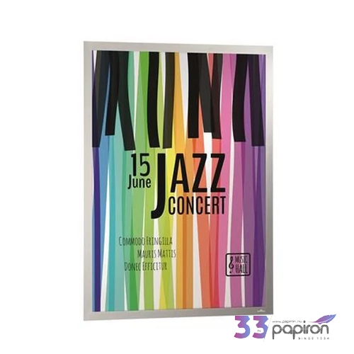 Infokeret 50x70cm DURABLE DURAFRAME POSTER ezüst