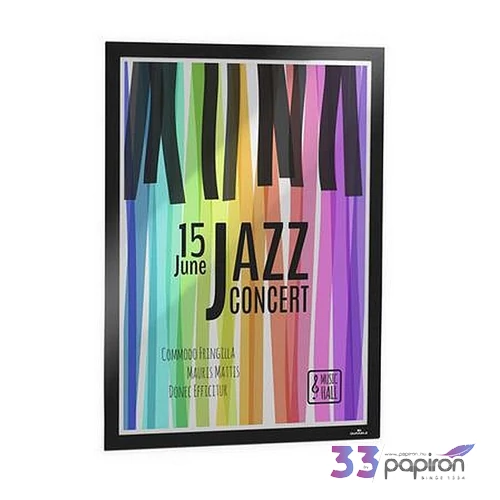 Infokeret A2 DURABLE DURAFRAME POSTER fekete