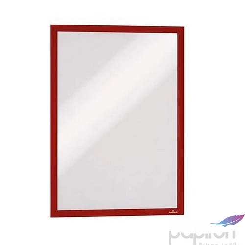 Infokeret A3 öntapadó hátta DURABLE DURAFRAME piros