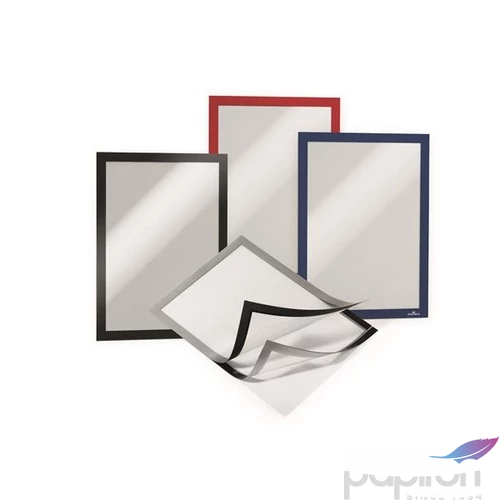 Infokeret A4 öntapadó hátta mágneses előlappa DURABLE DURAFRAME kék