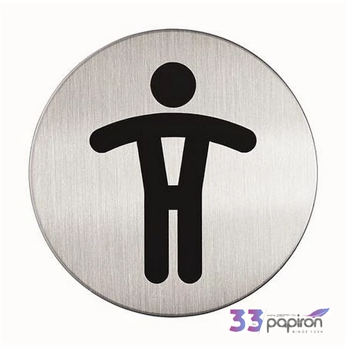 Információs piktogram öntapadó DURABLE Férfi WC