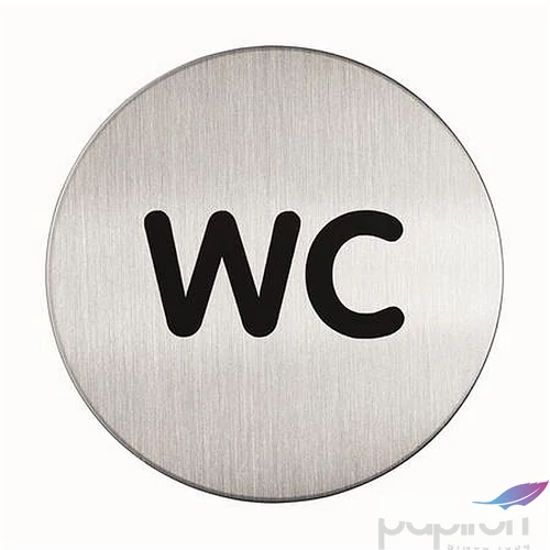 Információs piktogram öntapadó DURABLE WC 