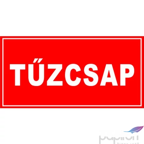 Információs tábla 10 x 10 cm Tűzcsap Időjárásálló, habosított PVC