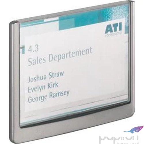 Információs tábla 149x105,5mm DURABLE, szürke DB486137