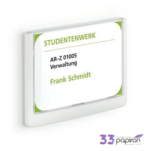 Információs tábla 149x105,5mm DURABLE CLICK SIGN fehér
