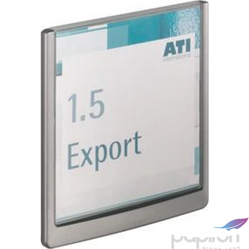 Információs tábla 149x148,5mm DURABLE, szürke DB486237