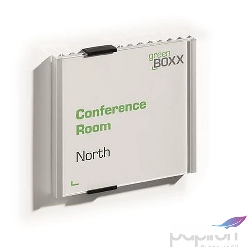 Információs tábla 149x148,5mm DURABLE INFO SIGN ezüst