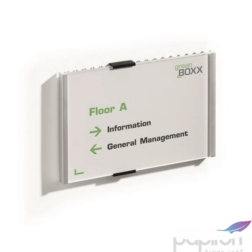 Információs tábla 210x148,5mm DURABLE INFO SIGN ezüst
