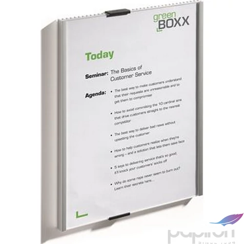 Információs tábla 210x297mm DURABLE, ezüst DB480622