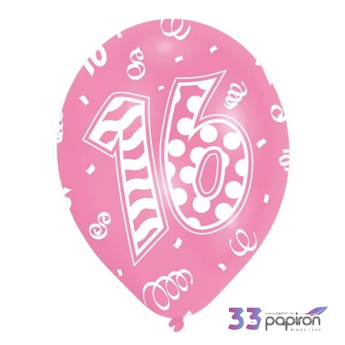 Partylufi szülinapi 16 számos Amscan 6db/csomag RINT995711
