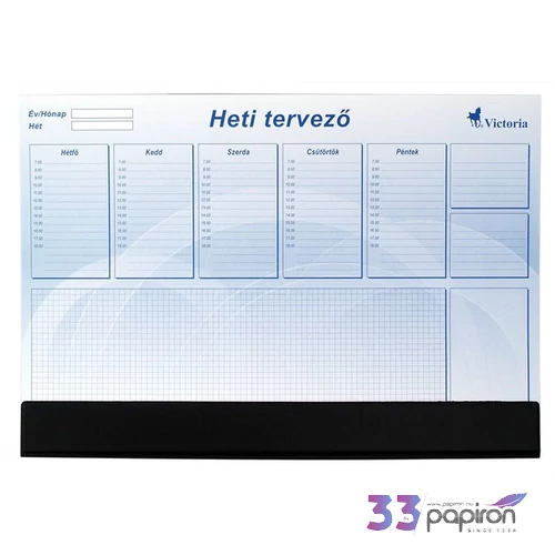 Asztali könyöklő Victoria 470x330mm heti tervező Irodai kiegészítők Victoria0318-0028-99