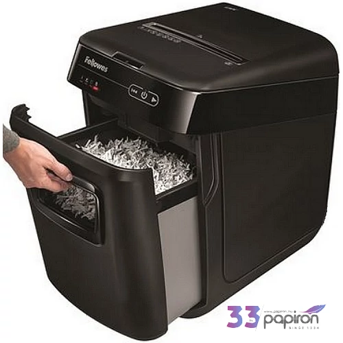 Iratmegsemmisítő Fellowes AutoMax™ 150C, konfetti, 150 lap, intelligens iratmegsemmisítő