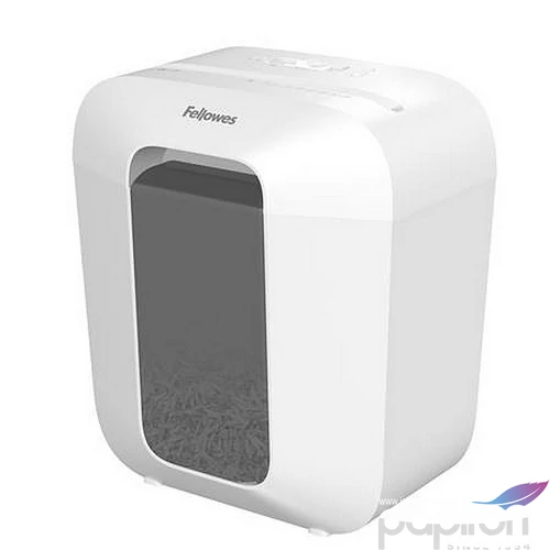 Iratmegsemmisítő Fellowes konfetti, 6 lap, "Powershred LX25" fehér