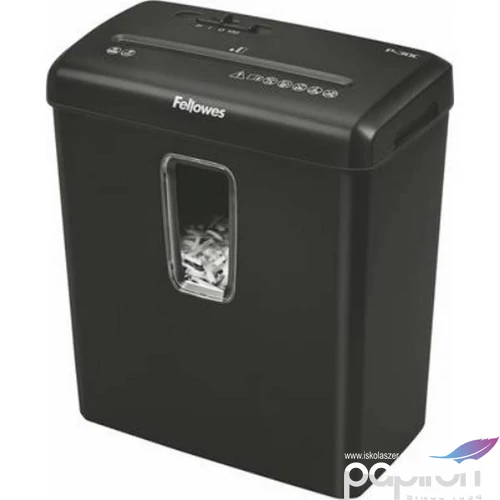 Iratmegsemmisítő Fellowes konfetti, 6 lap, Powershred P-30C IFW60081
