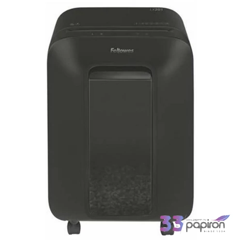 Iratmegsemmisítő Fellowes mikrokonfetti, 11 lap, Powershred LX201 fekete