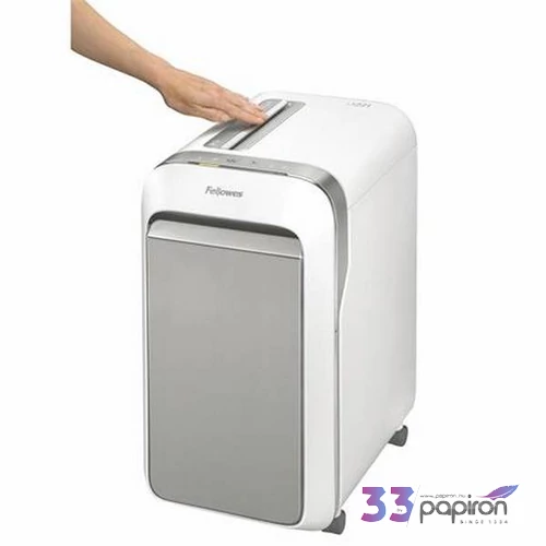 Iratmegsemmisítő Fellowes mikrokonfetti, 18 lap,Powershred LX221 fehér