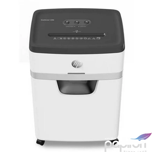 Iratmegsemmisítő HP mikrokonfetti, 12 lap, Oneshred 12MC világosszürke