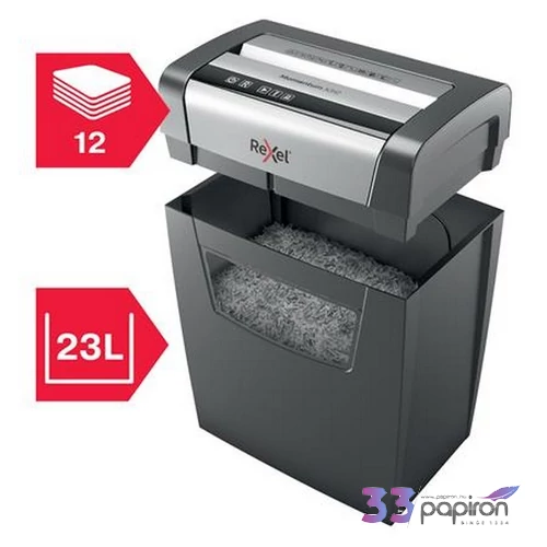 Iratmegsemmisítő Rexel konfetti, 12lap Momentum X312 IGTR2104572