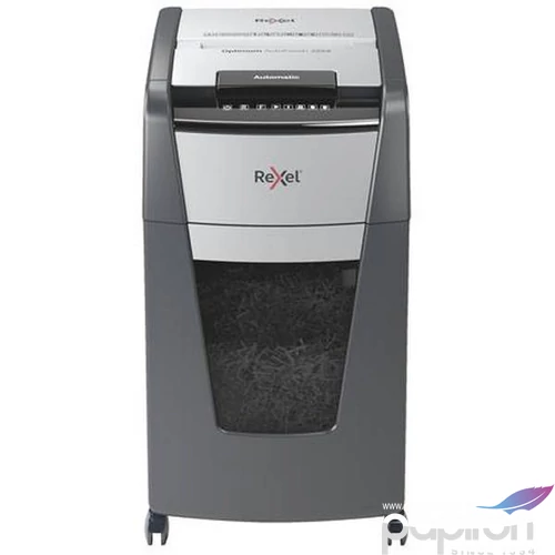 Iratmegsemmisítő Rexel konfetti, 225 lap, Optimum AutoFeed+ 225X