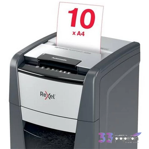 Iratmegsemmisítő Rexel konfetti, 225 lap, Optimum AutoFeed+ 225X