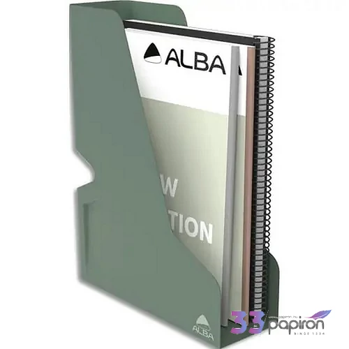 Iratpapucs fém 85 mm ALBA zöld