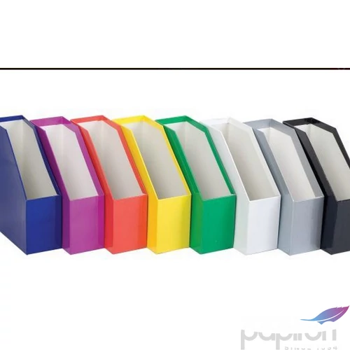 Iratpapucs karton piros Anyaga: 8gr-os mázolt duplex karton Mérete.: 26,7x24,5x9,3cm