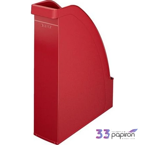 Iratpapucs Leitz PLUS címketartóval piros Leitz