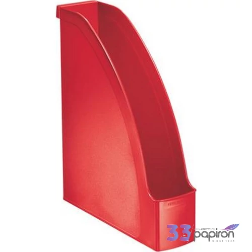Iratpapucs Leitz PLUS címketartóval piros Leitz