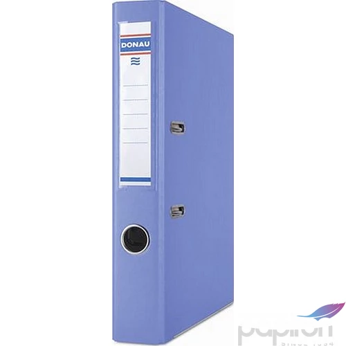 Iratrendező 50mm A4 Donau Premium élvédős PP műanyag világoskék Iratrendezés DONAU 3955001PL-10