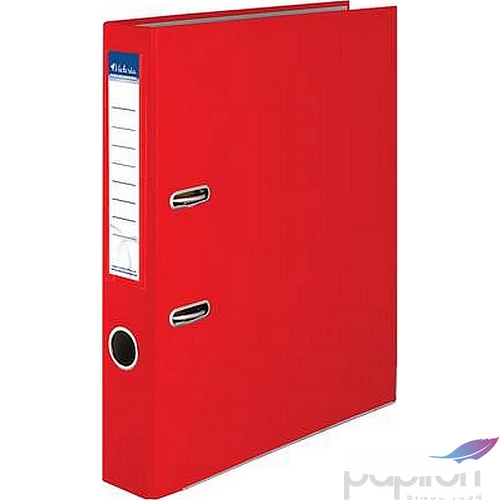 Iratrendező 50mm A4 Victoria Basic élvédős PP/karton piros Iratrendezés Victoria 50RED