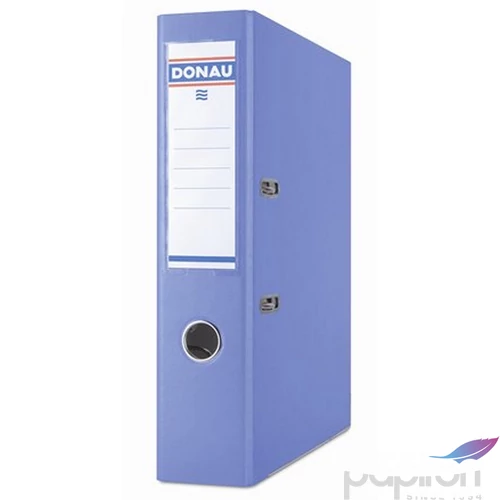 Iratrendező 75mm A4 Donau Prémium élvédős PP műanyag világoskék Iratrendezés DONAU 3975001PL-10
