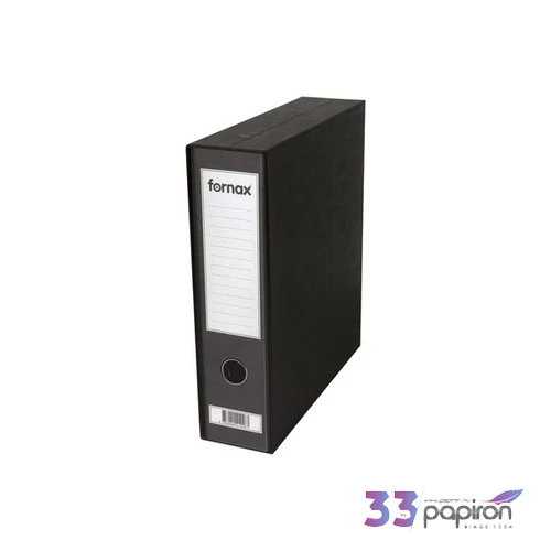 Iratrendező 80mm Fornax Prestige fekete emelőkaros iratrendező A4